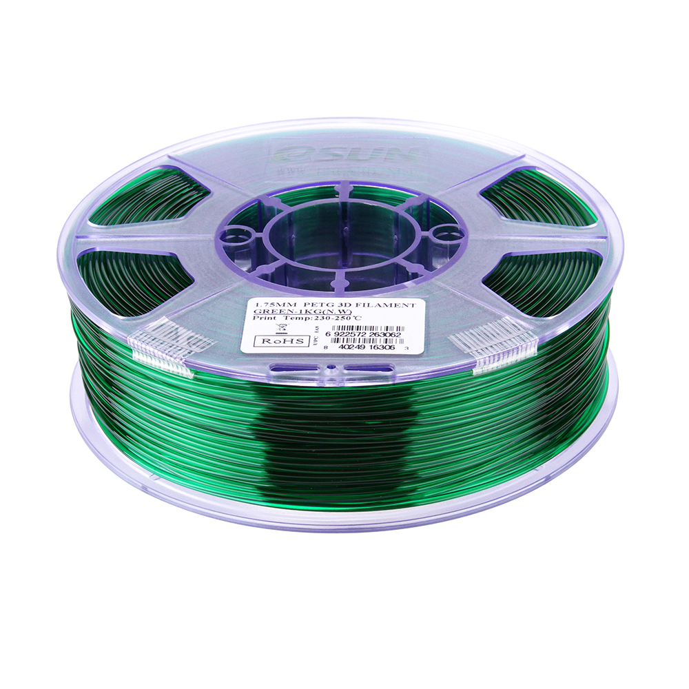 eSun PETG 1.75mm 1kg Green filament - RUUMIK