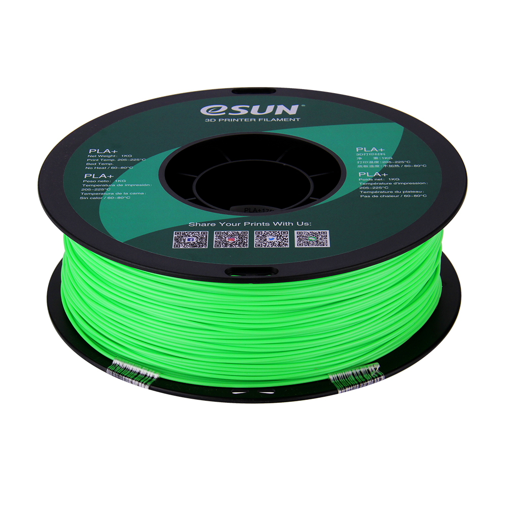 eSun PLA+ 1.75mm 1kg Peak Green filament - RUUMIK
