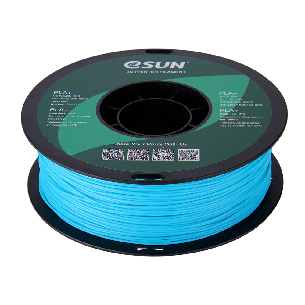 eSun PLA+ 1.75mm 1kg Light Blue filament - RUUMIK