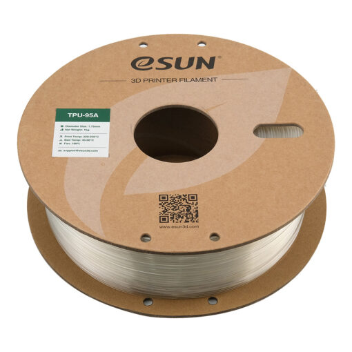 eSun TPU 95A 1.75mm 1kg Clear filament - Image 2