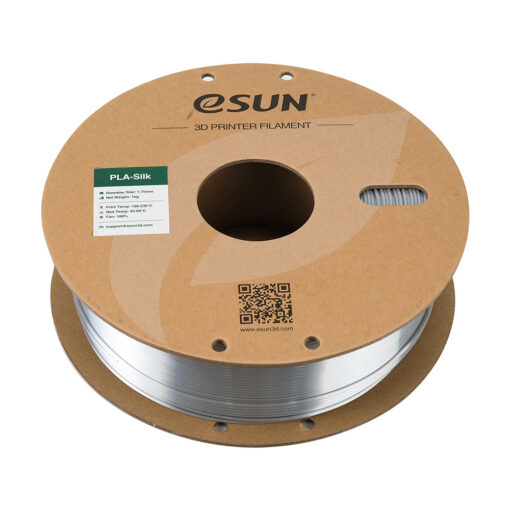 eSun eSilk Metal PLA 1.75mm 1kg Silver - Image 3