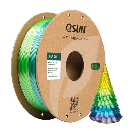 eSun eSilk Rainbow PLA 1.75mm 1kg Forest