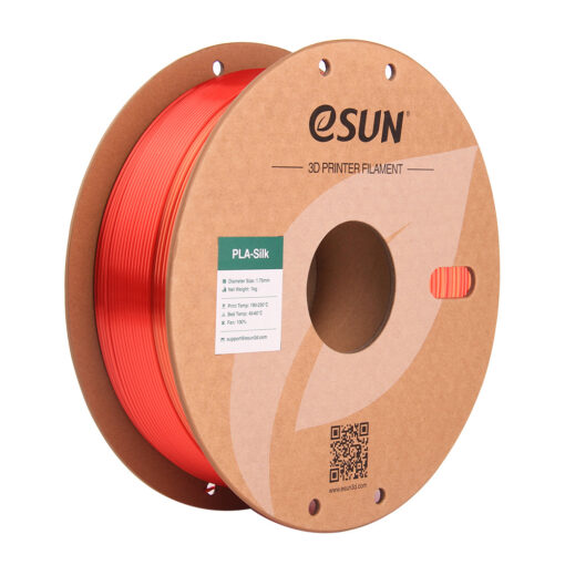 eSun eSilk Rainbow PLA 1,75 mm, 1 kg apdeguma saule - Image 2