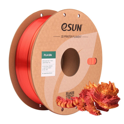 eSun eSilk Rainbow PLA 1.75mm 1kg Scorching Sun