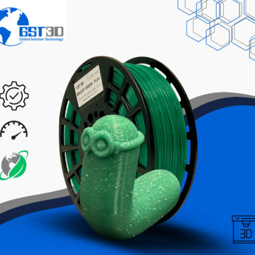 GST3D PLA+ 1.75mm 1kg Bright Green - Image 2